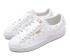 Baskets Puma Femmes Basket Studs Blanc Femmes Chaussures 369298-01