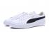 Zapatos unisex Puma Basket Platform Core blanco negro dorado 364040-05