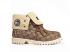 Brown Timberland Roll Top Boots Men