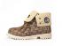 Brown Timberland Roll Top Boots Men