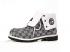 Grey White Timberland Roll Top Boots For Men