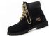 Mens Timberland 6-inch Premium Boots Black Gold