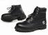 Mens Timberland 6 Inch Boots Black Smooth