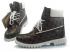 Mens Timberland Custom Boots Brown White