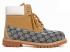 Mens Timberland Custom Varsity Boots Wheat White