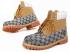 Mens Timberland Custom Varsity Boots Wheat White