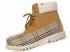 Timberland Mens Custom Varsity Boots Wheat White