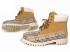 Timberland Mens Custom Varsity Boots Wheat White