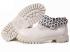 Timberland Mens Roll Top Boots White