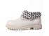 Timberland Mens Roll Top Boots White