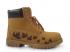 Wheat Black Timberland Custom Boots Mens