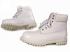 White Timberland 6-inch Boots Womens