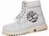 White Timberland Custom 6 Inch Boots Men