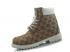 White Timberland Custom Boots Mens