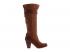 Damskie Timberland Earthkeepers Shoreham Tall Zip Boots Czekoladowe