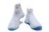 Under Armour UA Curry 4 IV High Chaussures de basket-ball All Star Blanc Bleu Chaud Nouveau