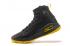 Męskie buty do koszykówki Under Armour UA Curry 4 IV High, czarno-żółte specjalne.
