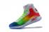 Sepatu Basket Pria Under Armour UA Curry 4 IV High Rainbow Spesial Baru