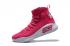Under Armour UA Curry 4 IV High Chaussures de basket-ball pour hommes Rose rouge blanc Nouveau spécial