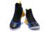 Sepatu Basket Pria Under Armour UA Curry 4 IV High Royal Blue Yellow Black Hot New