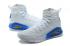 Under Armour UA Curry 4 IV High Chaussures de basket-ball pour hommes Blanc Bleu