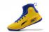 Under Armour UA Curry 4 IV High Men Basketball Shoes Yellow Blue Special