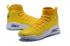Sepatu Basket Pria Under Armour UA Curry 4 IV High Kuning Putih Spesial Baru