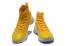 Sepatu Basket Pria Under Armour UA Curry 4 IV High Kuning Putih Spesial Baru