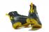 Under Armour UA Curry IV 4 Chaussures de basket-ball pour hommes Noir Jaune