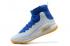 Sepatu Basket Pria Under Armour UA Curry IV 4 Putih Biru Coklat