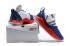 UA Curry 5 Under Armour Curry 5 Donkerblauw Wit Rood 3020657-406