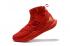Zapatillas de baloncesto Under Armour UA Curry V 5 High para hombre, color rojo chino y dorado