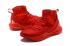 Zapatillas de baloncesto Under Armour UA Curry V 5 High para hombre, color rojo chino y dorado
