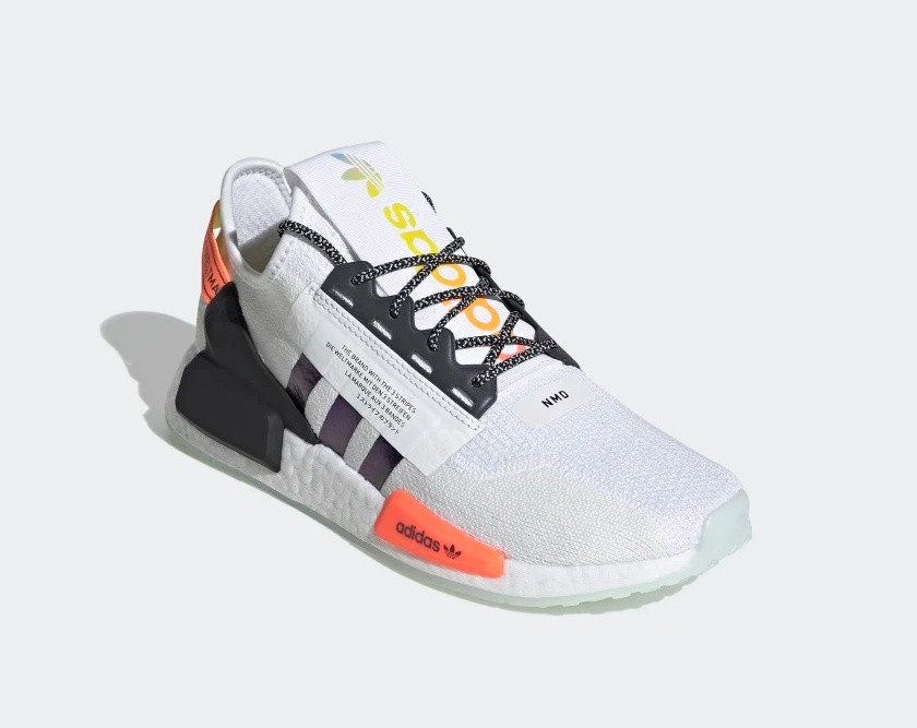 Adidas NMD R1 V2 Cloud White Supplier Colour Signal Coral FX3527 adidas yung 1 price south africa india tour 2017 GmarShops Adidas NMD