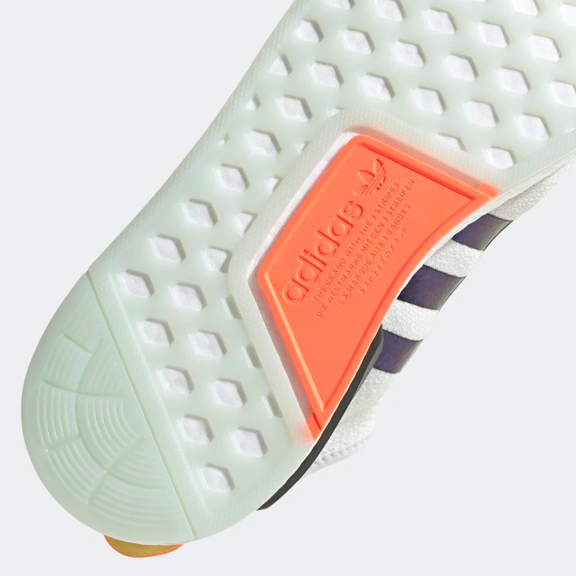 Adidas NMD adidas metalbone youth StclaircomoShops Adidas NMD R1 V2 Cloud White Supplier Colour Signal Coral FX3527