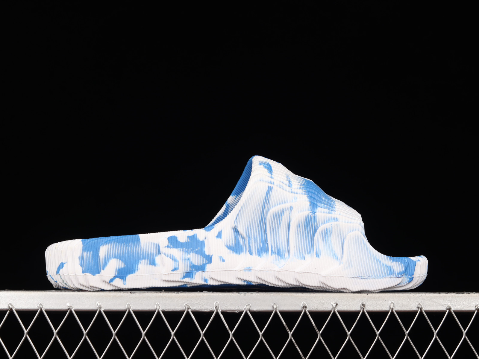 Adidas Originals Adilette 22 Slides Blue White HP6528 - StclaircomoShops