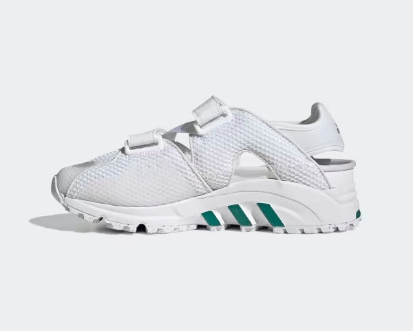 Adidas Sandals Slides 40 41 adidas predito instinct GmarShops Adidas Originals EQT93 Sandal Cloud White Green GZ7199
