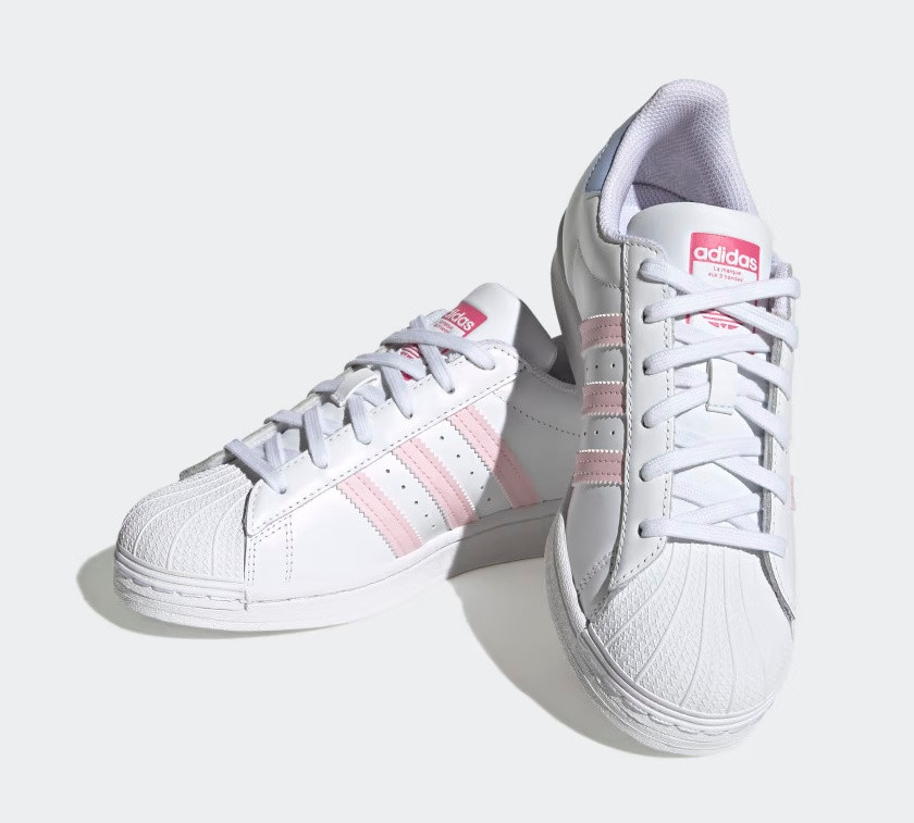Adidas Superstar White Magenta HQ1906 Clear - Cloud GmarShops Pink Pulse