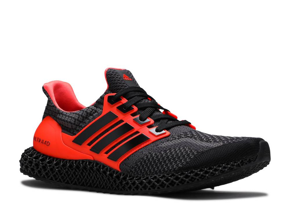 adidas Ultra 4D Running Shoes - Black, Unisex Lifestyle