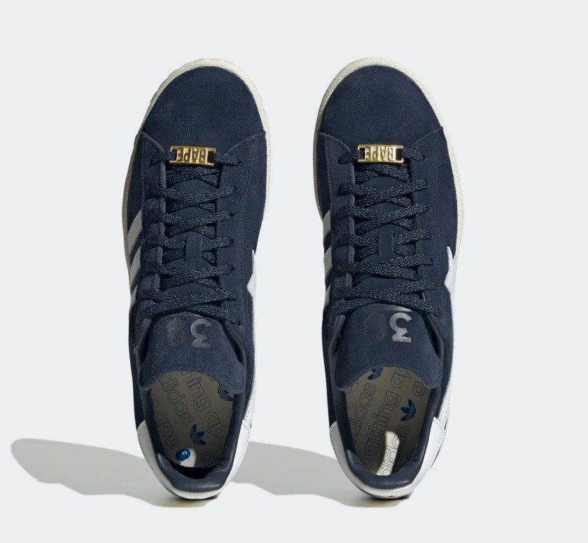adidas bb7040 pants girls women shoe conversion GmarShops Other Adidas Adidas Campus 80s Bape Collegiate Navy Cloud White Off White ID4770
