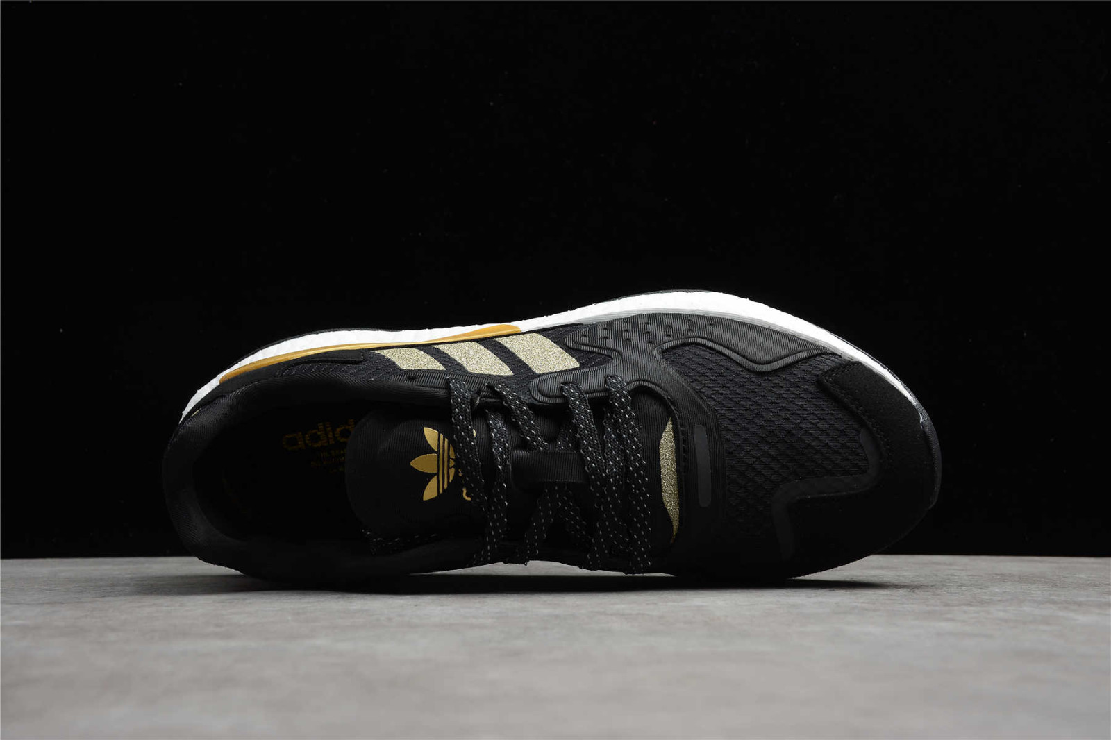 StclaircomoShops Adidas Day Jogger Boost Core Black Gold Cloud White FW4840 Other Adidas adidas waikele application for women shoes outlet