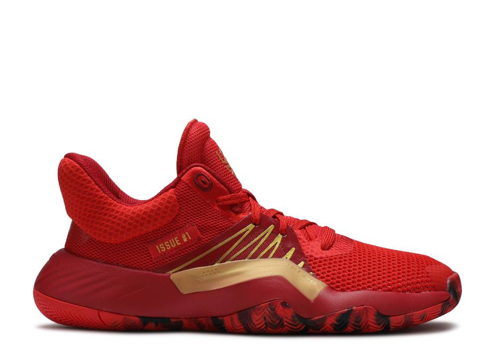 Adidas Marvel X D.o.n. Issue 1 Iron Spider Gold Power Red Gold Metallic EF2935 adidas Shorts Adizero Other Adidas GmarShops