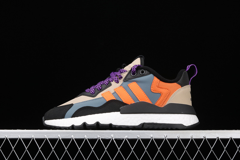 StclaircomoShops Tenis adidas Terrex AX2R preto cinzento infantil Adidas Nite Jogger Core White Orange Core Black FZ3664 Other Adidas