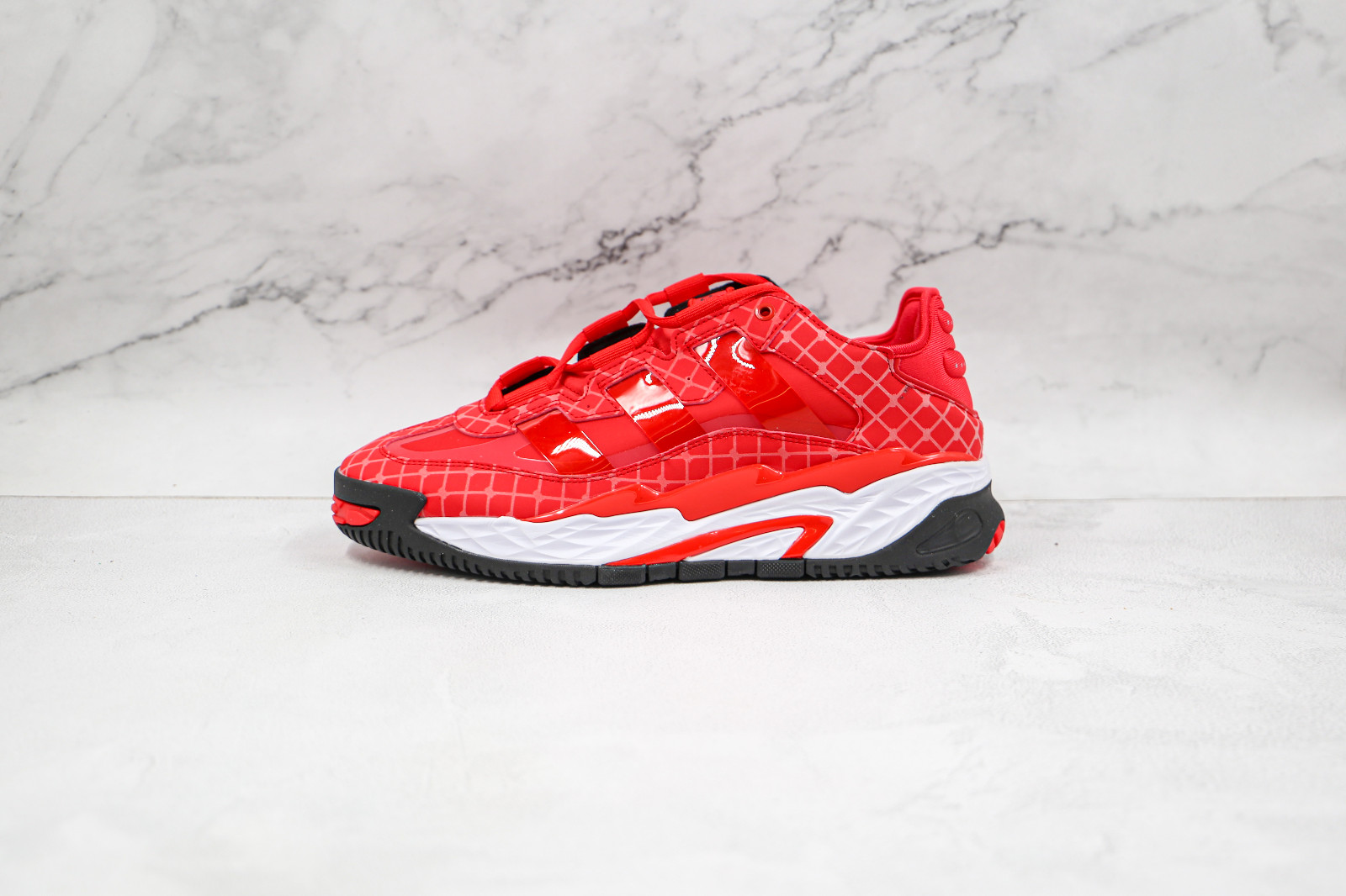 Other Adidas raffle StclaircomoShops Adidas raffle design to move jogger clothes online Adidas raffle Originals Niteball Red Core Ignorant Cloud White H67649