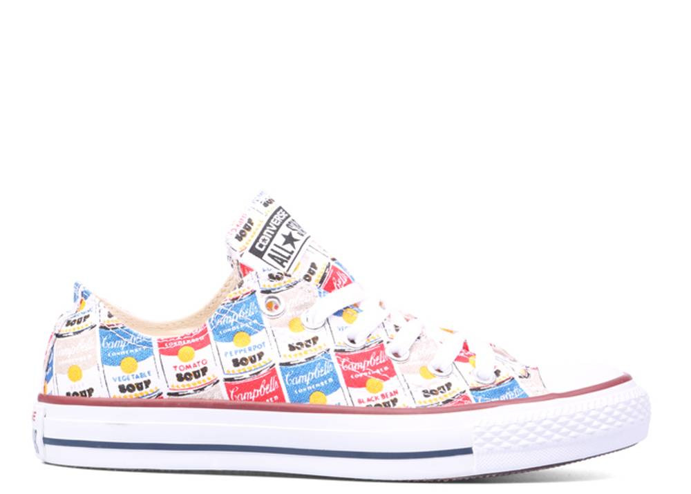 Converse Andy Warhol X Chuck Taylor All Star Low Ox Campbell S Soup Blue  White Casino 147053F - RvceShops