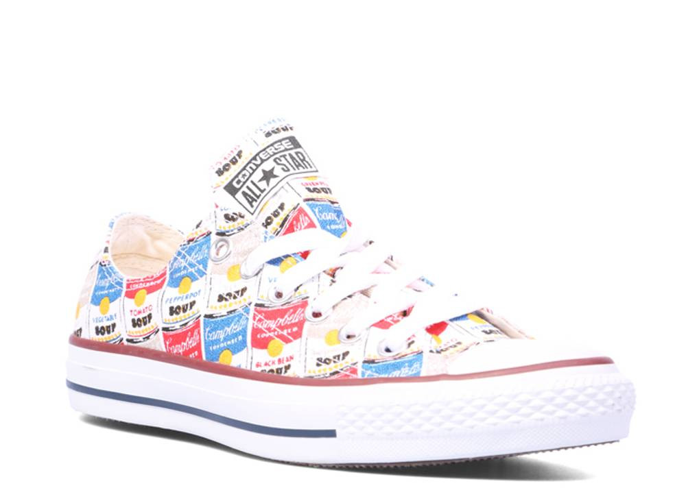 Converse Andy Warhol X Chuck Taylor All Star Low Ox Campbell S Soup Blue  White Casino 147053F - StclaircomoShops