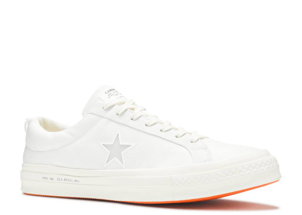 Converse Carhartt Wip X One Star White Orange Vibrant 162821C -  Ariss-euShops