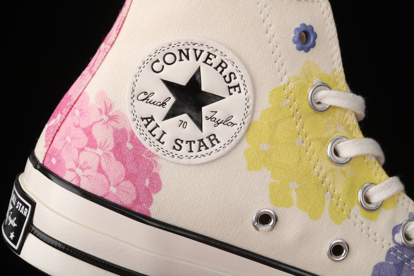 Converse Chuck 70 High Floral White Pink Blue 570580C - StclaircomoShops