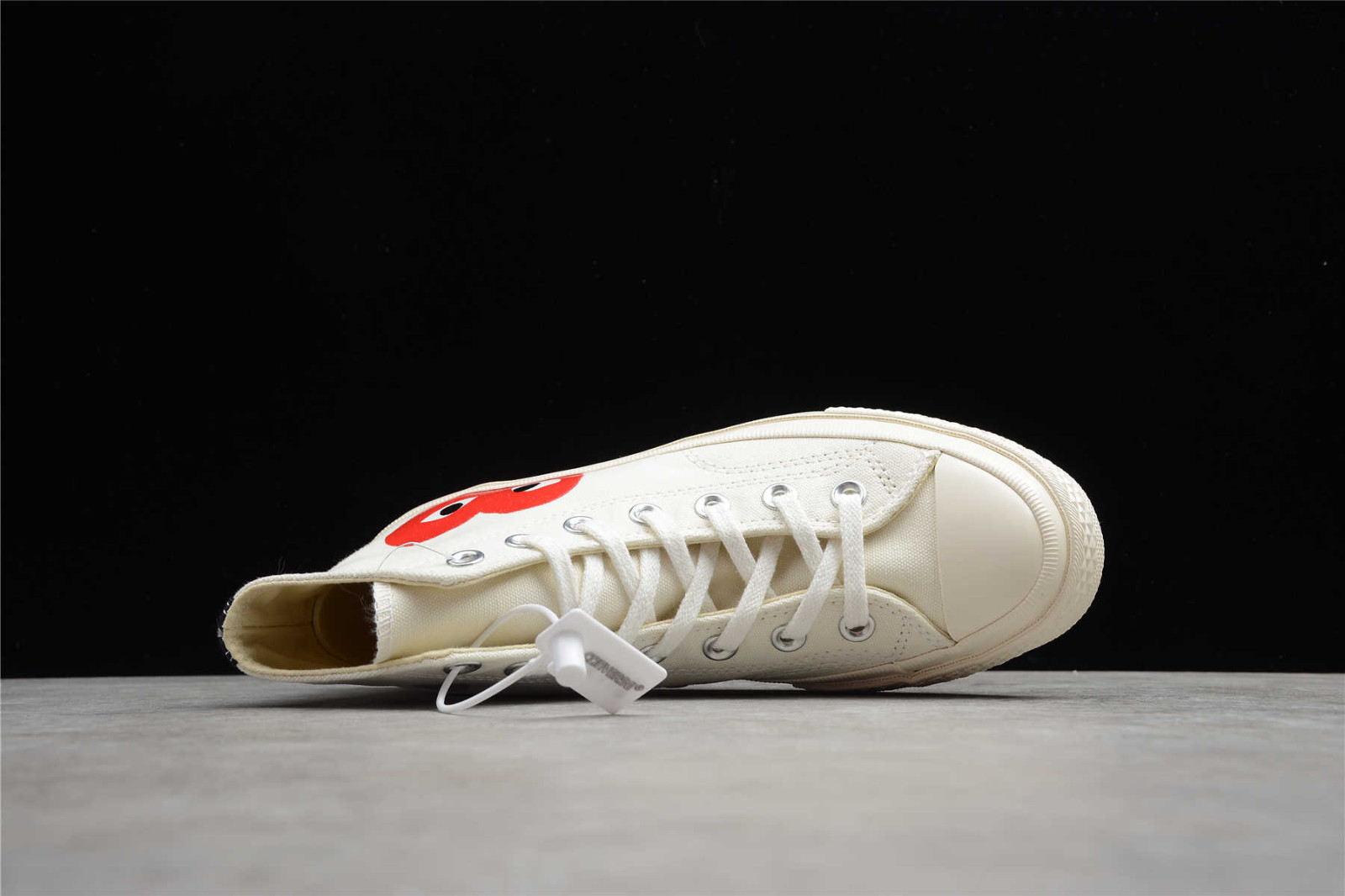 GmarShops - Taylor All - zapatillas running media maratón talla 47 blancas - Star 70s Hi Comme des Garcons PLAY White Shoes 150205C