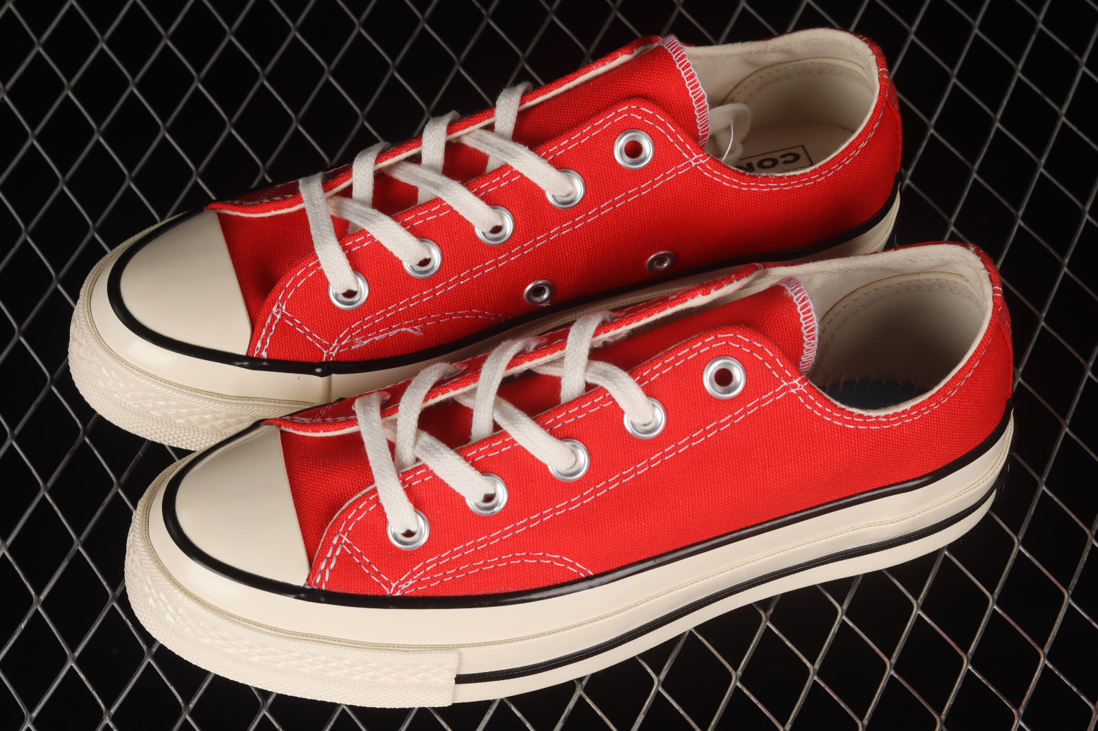 Chuck Taylor All Star 70s Low Enamel Red White - GmarShops